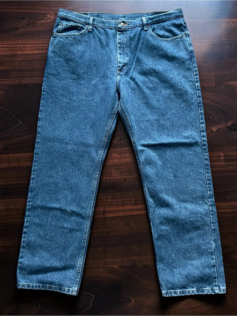 Wrangler Men's Regular Fit Straight-Leg Midwash Jeans Size 42x30